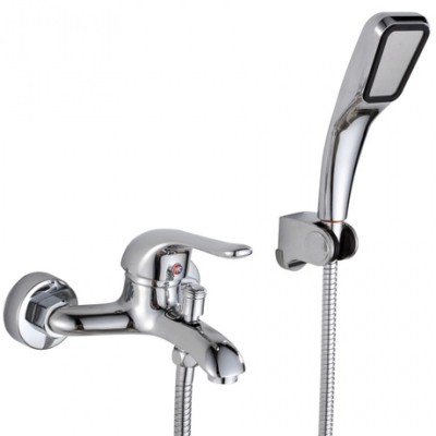 Chrome Bath Hot Cold Water Mixer Tap Faucet With Hand Shower Set For Bathroom Lennox Bathroom Auckland