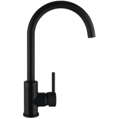 Kitchen Sink Mixer - Round Series KF1006B - Black