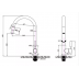 Kitchen Sink Mixer - Round Series KF1016