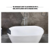 Freestanding Acrylic small apartment bathtub - 1300mm