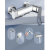 Shower Mixer - Arrow Bathroom 4 Function Shower mixer System Rainfall Shower Combo