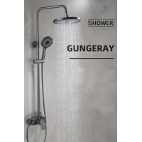 Shower Mixer Combination Round BM4601 - Gun Metal