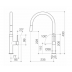 Kitchen Sink Mixer - CAROMA Liano II Pull Out Sink Mixer - Chrome Kitchen Sink Mixer - CAROMA Liano II Pull Out Sink Mixer - Chrome