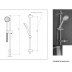 Shower mixer - Aquatica Cambridge 3 pack all square Basin ,Shower, Handshower All Pressure