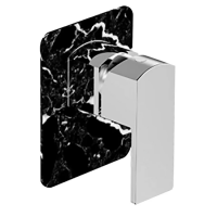 Shower mixer - Elements with Black Marble