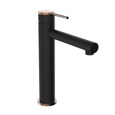 Basin Mixer -  Point Black & Copper