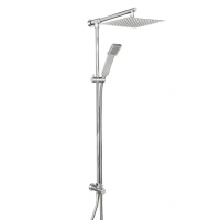2 In 1 Shower Combination - Renova Single Hose with Built in Elbow Chrome