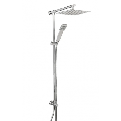 2 In 1 Shower Combination - Renova Single Hose with Built in Elbow Chrome
