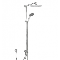 2 In 1 Shower Combination - Renova Twin Hose Chrome