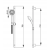 Shower Slide Round - Eco-Smarte Plus Multi Spray Handshower Set Chrome