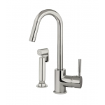 Kitchen Sink  Mixer - Zento Sink Mixer with Separate Hob-Mounted Pullout Spray Chrome