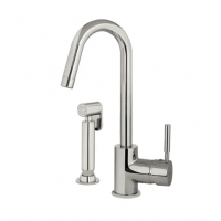 Kitchen Sink  Mixer - Zento Sink Mixer with Separate Hob-Mounted Pullout Spray Chrome