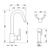 Kitchen Sink  Mixer - Zento Sink Mixer with Separate Hob-Mounted Pullout Spray Chrome