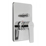 Shower mixer - Goccia Bath Diverter Mains Pressure Chrome