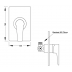 Shower mixer - Goccia Black All Pressure