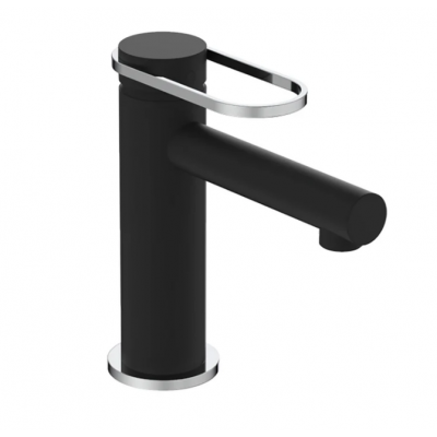 Basin Mixer -  Link Black with Chrome