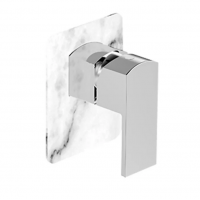 Shower mixer - Elements with White Marble
