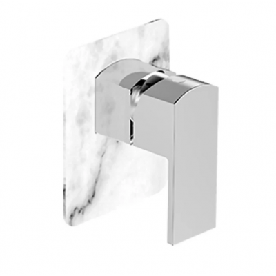 Shower mixer - Elements with White Marble