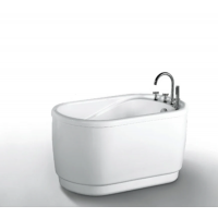 Freestanding Acrylic small apartment bathtub - 1300mm