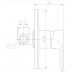 Shower mixer - Round series CHWM-07.ST