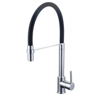 Kitchen Sink Mixer - Countertop brass kitchen mixer tap with swivel spout
