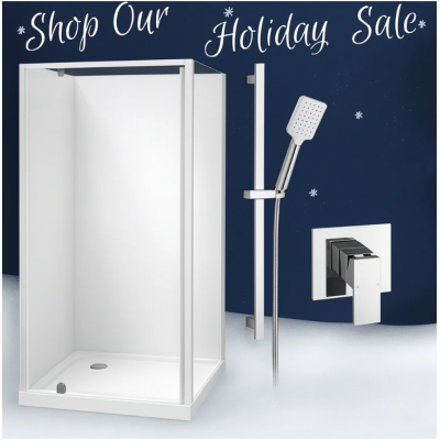 Bathroom Combo With 900x900mm 2 side shower box