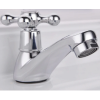 Basin Mixer -  Solid Brass Traditional Double Basin Taps