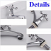Basin Mixer -  Solid Brass Traditional Double Basin Taps