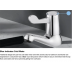 Basin Mixer -  Traditional Design Twin Pair Hot Cold Water Mixer Sink with Ceramic Disc for Bathroom