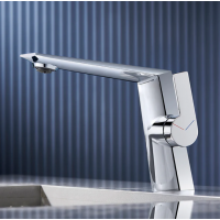 Basin Mixer -  Brass Basin Faucet Single Handle Hole 2012 Chrome