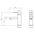 Basin Mixer - Square Series FA0112B - Black