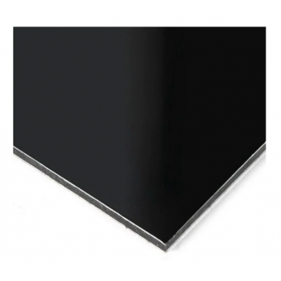 Aluminum Composite Panel ACM Black Sheet - A1220 Black