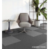 Polyvinyl Chloride Pvc Backing Pp Carpet Tile 50x50cm Black