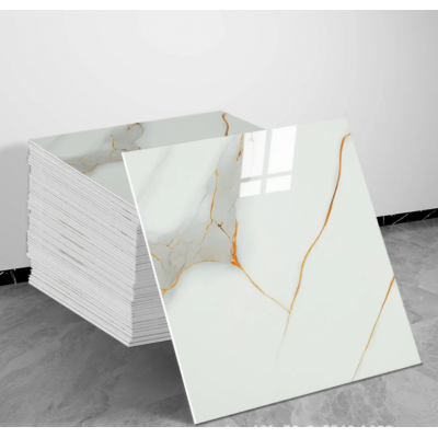 PVC Golden Line Wall tiles sticker 30x30 cm 10 Pcs