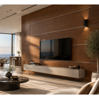 Aluminum Composite Panel - Walnut wood color