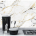 PVC Golden Grey Wall tiles sticker 30x30 cm 10 Pcs