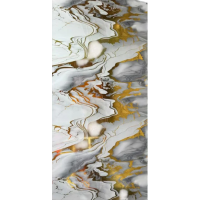 PVC UV Marble Stone Board - Gold Plated