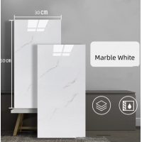 PVC Jezz white wall tiles sticker -30x60 cm 10 Pcs