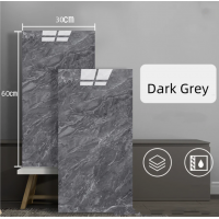 PVC Dark Grey wall tiles sticker -30x60 cm 10 Pcs