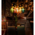 Turkish/moroccan Style Pendant Lamp Brass and Glass