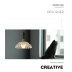 Modern French Minimalist Glass Flower Shape 1-Light Pendant Light