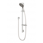 Shower Slide Round - Methven NUI RAIL SHOWER STAINLESS STEEL & GRAPHITE