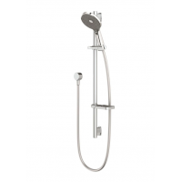 Shower Slide Round - Methven NUI RAIL SHOWER STAINLESS STEEL & GRAPHITE