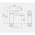Basin Mixer -  Caroma Jade Rose Gold Basin Mixer WELS 5 Star 6L/min Tap Faucet