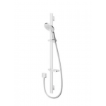 Shower Slide Square - Koha Rail Shower Satinjet MKII White Faceplate KHSRCPWH