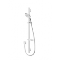 Shower Slide Square - Koha Rail Shower Satinjet MKII White Faceplate KHSRCPWH
