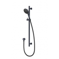 Shower Slide Round - Methven VJet Turoa Rail Shower (Brush Gun Metal Black)