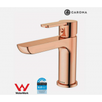 Basin Mixer -  Caroma Jade Rose Gold Basin Mixer WELS 5 Star 6L/min Tap Faucet