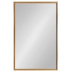 Bathroom Mirror for Wall with Golden Metal Frame 600X800mm