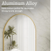Bathroom Mirror for Wall With Gold Frame 400X800mm